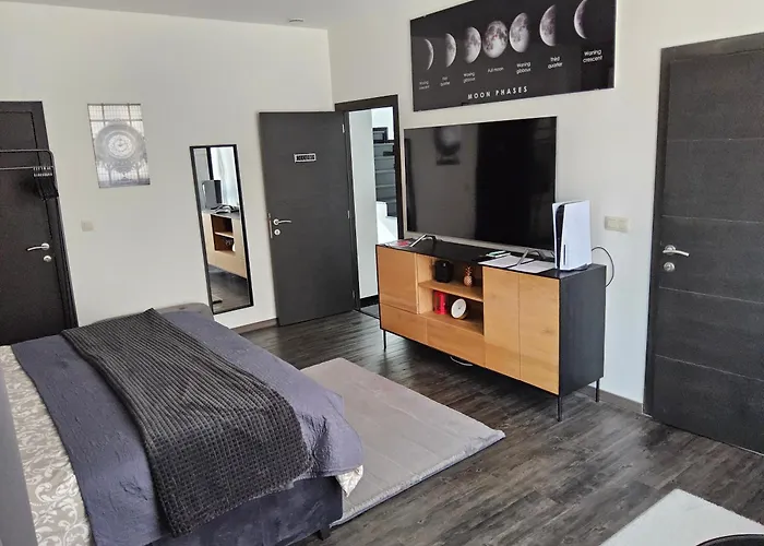 Chambre et sdb au 4ème étage et chambre et sdb au 2ème étage